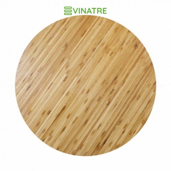 Mặt bàn gỗ tre ép nghiêng tròn –  MAA3