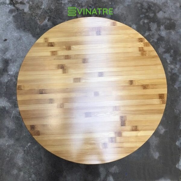 Mặt bàn gỗ tre ép ngang tròn – MAA5